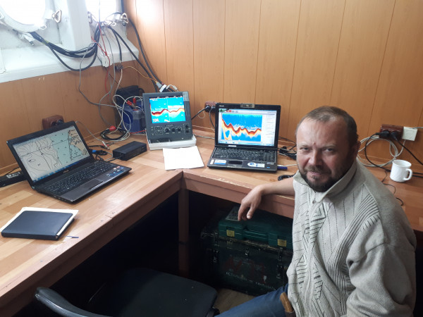 A set of equipment for acoustic survey